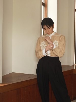 シャツ/ブラウス(長袖/七分) TODAYFUL - TODAYFUL*Embroidery Puff Blouse TODAYFUL - todayful シャツ Embroidery Puff Blouseの通販 by