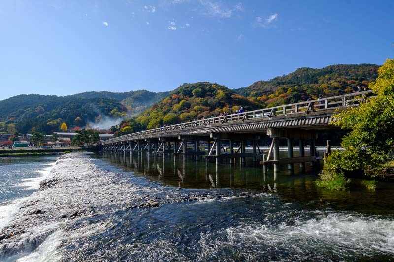 嵐山　渡月橋と展望台からの眺め_b0325840_19575315.jpg