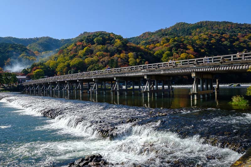 嵐山 渡月橋と展望台からの眺め ぴんぼけふぉとぶろぐ2