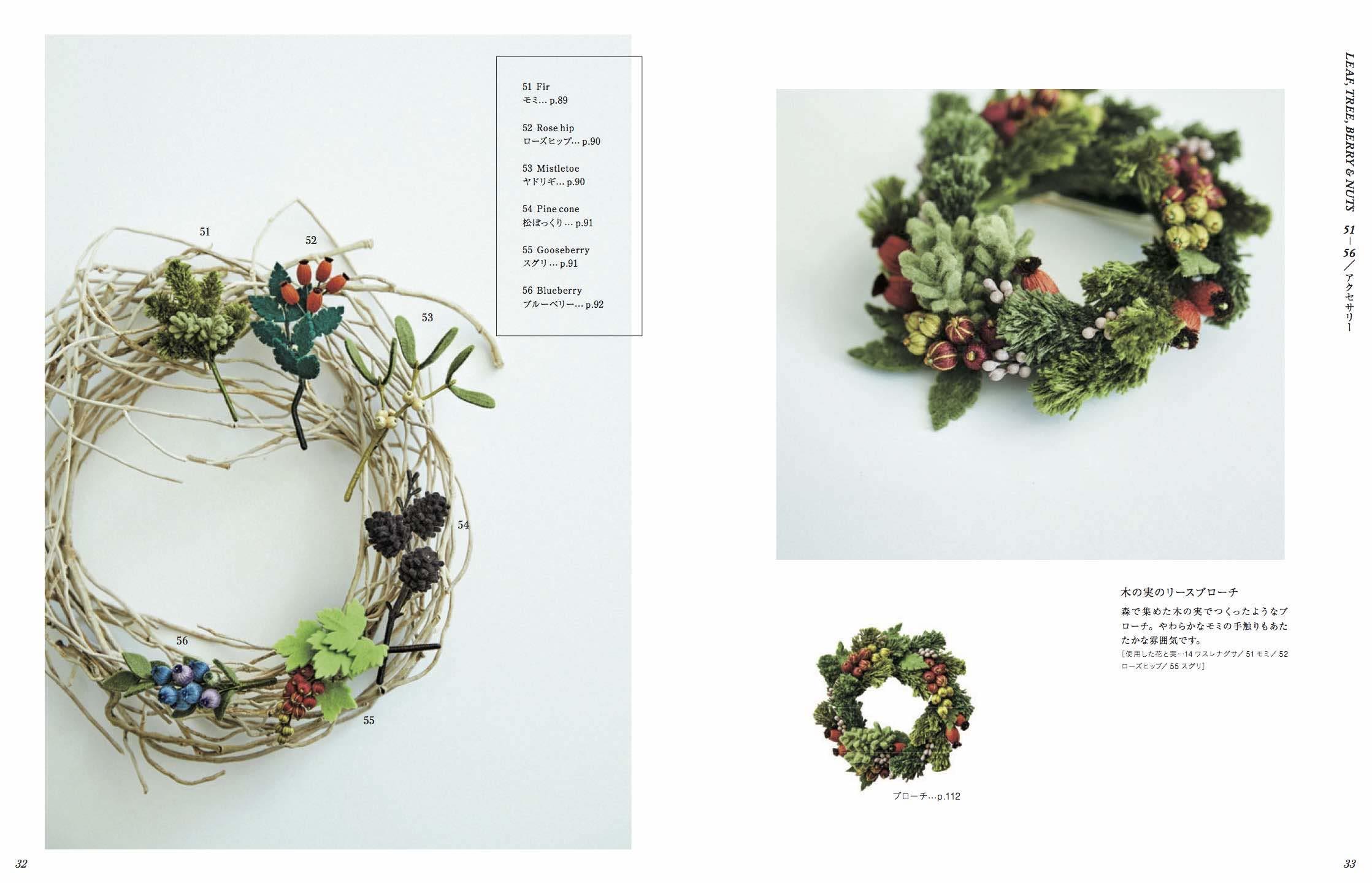 木の実たち「いちばんちいさなフェルトの花アクセサリー」_e0333647_16392367.jpg