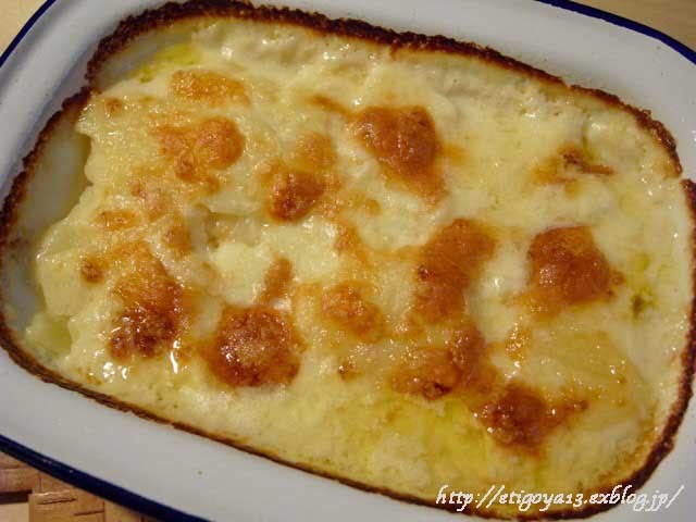 馬鈴薯のクリーム煮と鱈のグラタン これ旨いのか