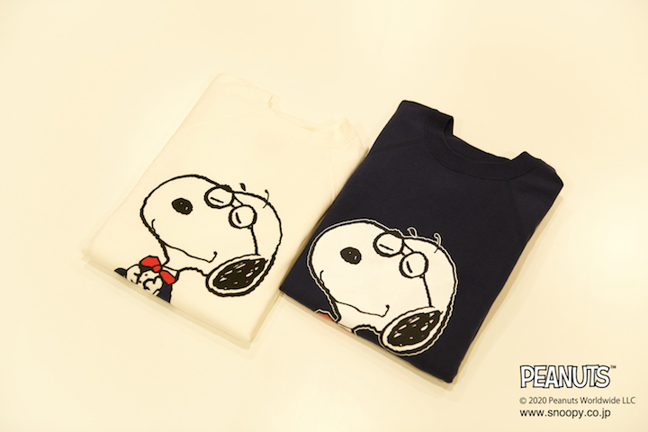 PEANUTS × THE THREE ROBBERS  スウェット　ホワイト