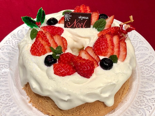 クリスマスシフォンケーキ のオンラインレッスン Minmiの美味しい生活 クリスマスシフォンケーキ のオンラインレッスン Minmiの美味しい生活