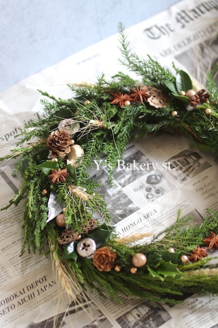 *Xmas wreath & Garland_f0245389_20532769.jpg