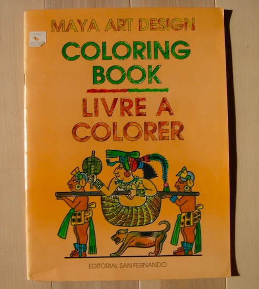 Maya Art Design Coloring Book マヤ文明ぬり絵 春巻雑記帳 Maya Art Design Coloring Book マヤ文明ぬり絵 春巻雑記帳