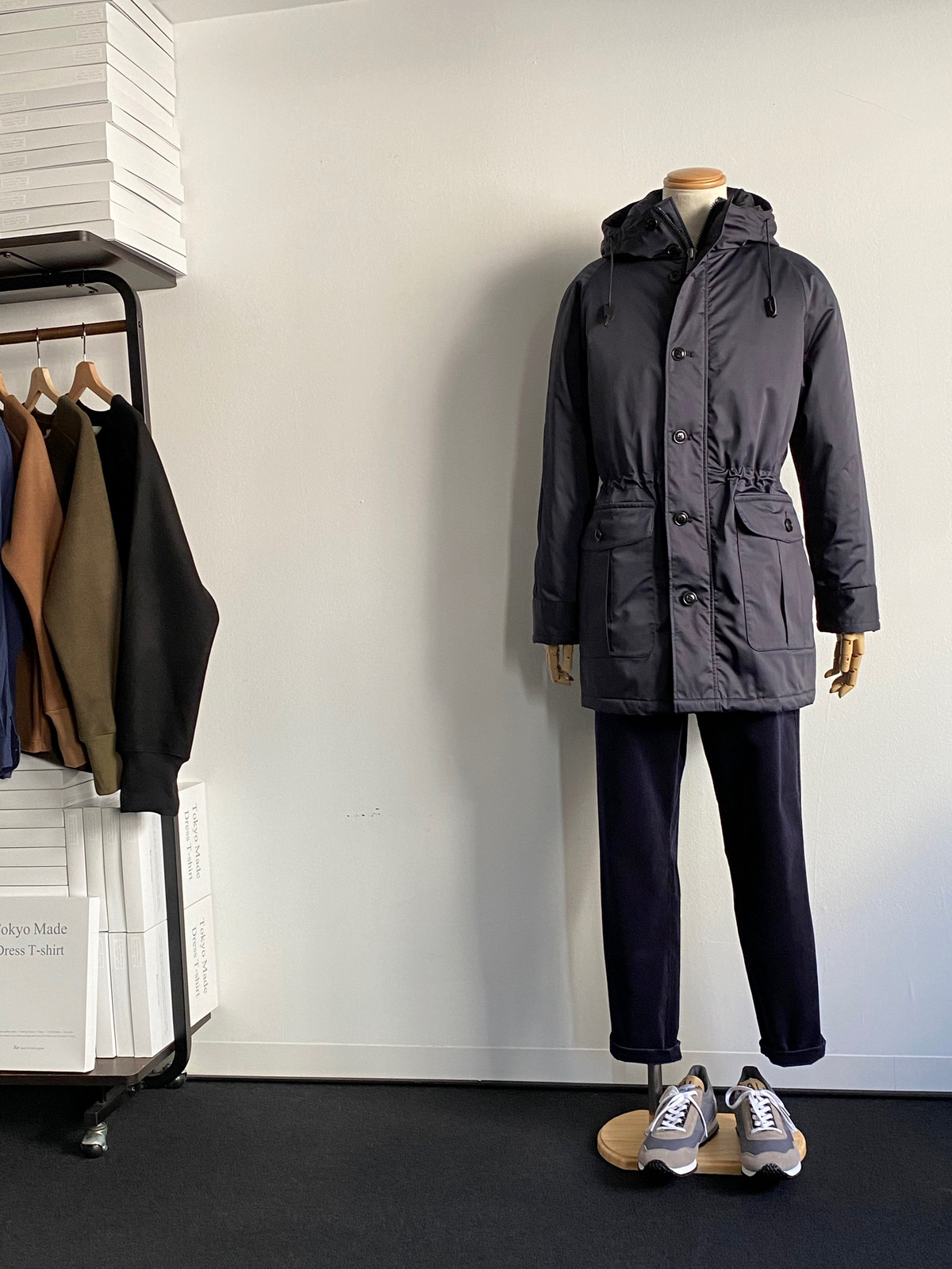 Thin Down Winter Mods Coat_c0379477_19110393.jpg