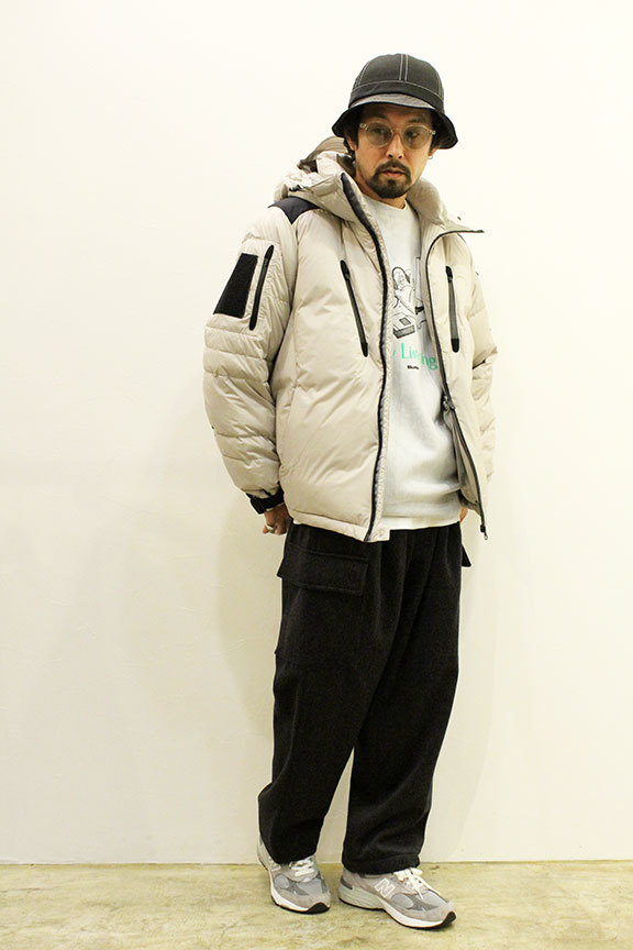 MANUAL ALPHABET (マニュアル アルファベット)　M/A PCU DOWN JACKET Ⅱ_b0122806_12352312.jpg