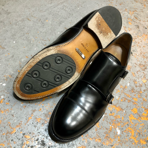 ◇  Brooks Brothers Golden Fleece Double Monk Strap Shoes  ◇_c0059778_01455600.jpg