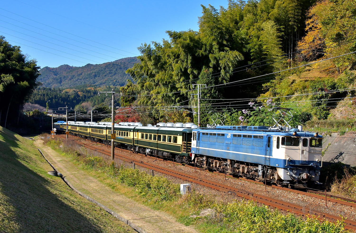 サロンカー下関」下関団臨運転 : 団塊鉄ちゃん気紛れ撮影記