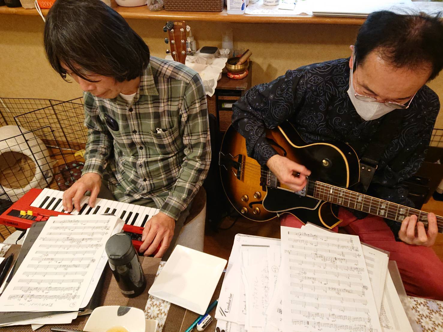 クリスマスディナーショーリハーサル。_e0119092_17132055.jpg