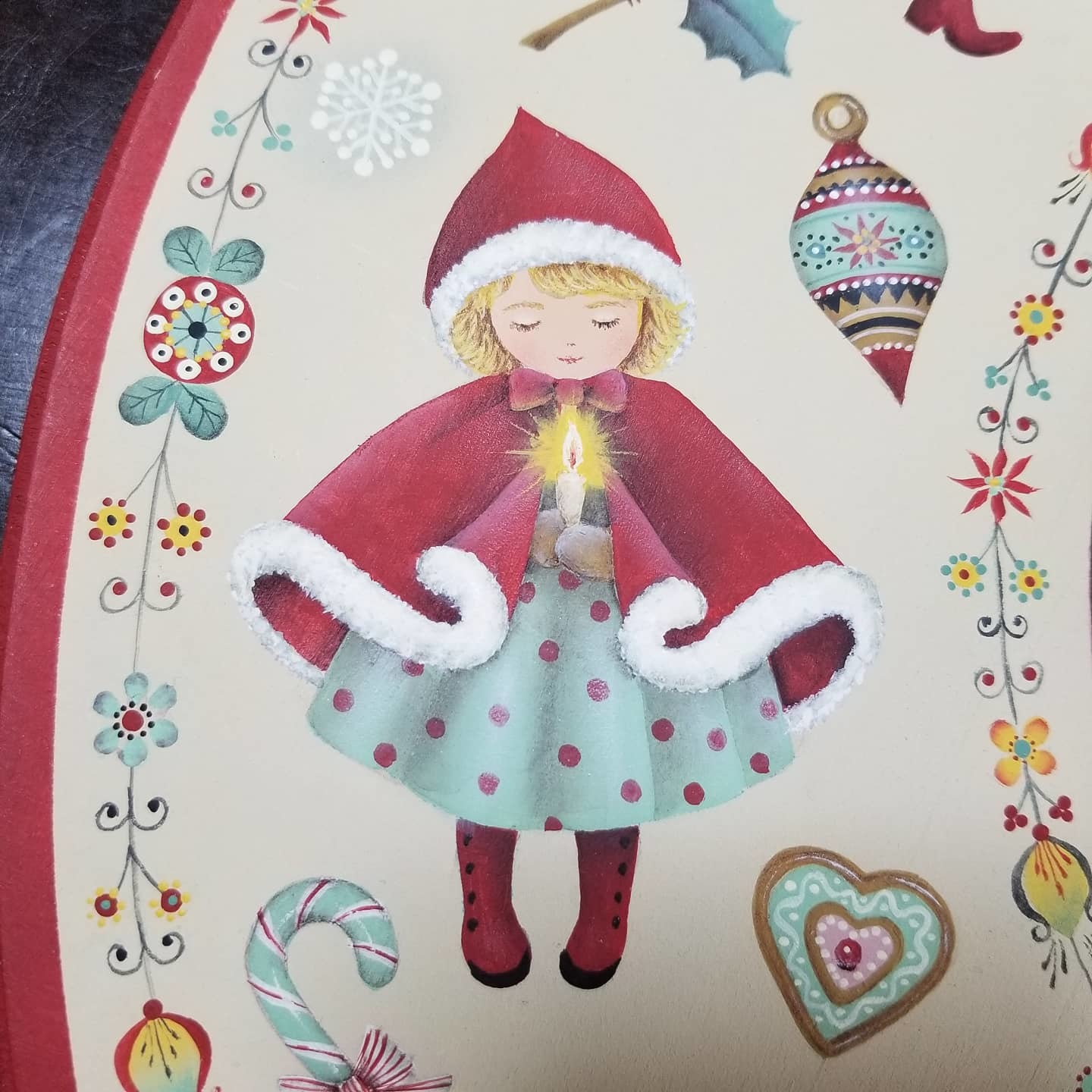 古屋加江子先生のクリスマスプレートとアンスマコンビ