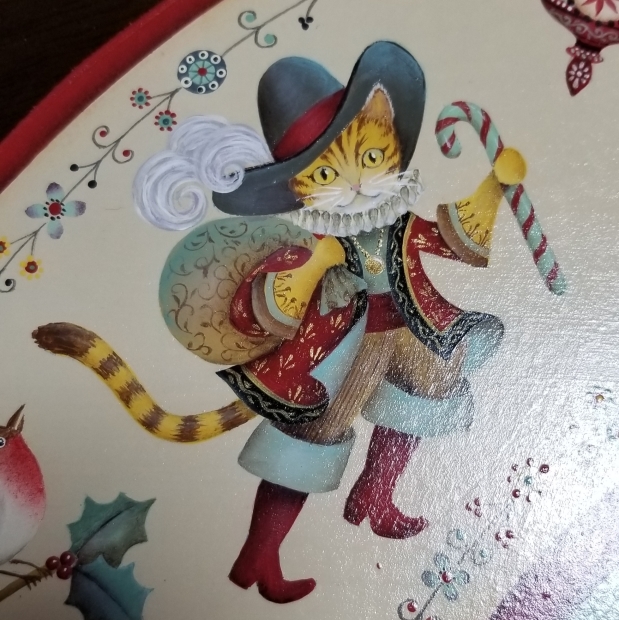 トールペイント作品◇古屋加江子先生◇ホワイトエンジェル