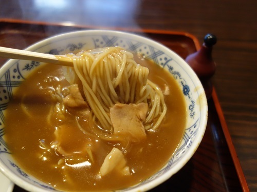 中目黒、朝松庵にて元祖のカレー南蛮を食す_c0030645_09512410.jpg