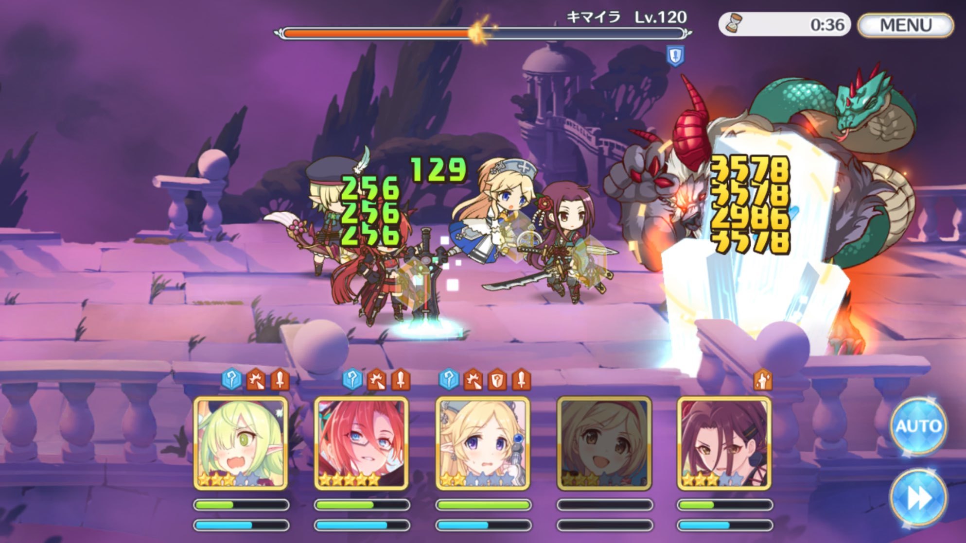 プリコネr ダンジョン 蒼海の孤塔 の強敵キマイラに挑む ゲームに漫画 時々看護師