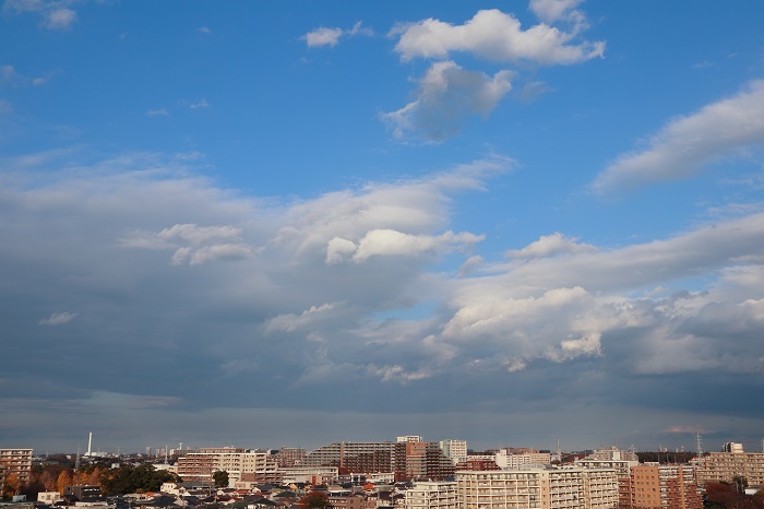 ちぎれ雲 乱層雲 日々の風景