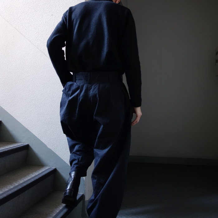 2月の製作 / anotherline pleats widepants_e0130546_17510111.jpg