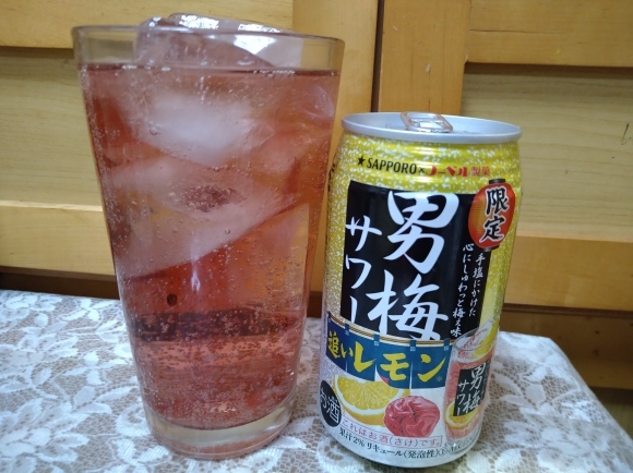 12/10 サッポロ冬物語、渡邉酒造那須逍遥本醸造、サッポロ男梅サワー追いレモン、本鮪中トロ、鯨ベーコンほか@自宅_b0042308_11412058.jpg