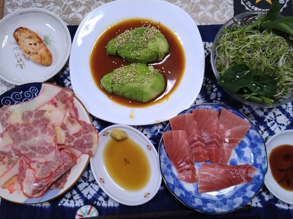 12/10 サッポロ冬物語、渡邉酒造那須逍遥本醸造、サッポロ男梅サワー追いレモン、本鮪中トロ、鯨ベーコンほか@自宅_b0042308_11415126.jpg