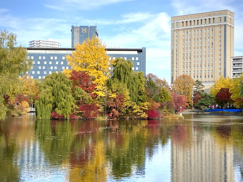 2020年10月 『錦秋の札幌：八剣山、中島公園、北海道大学』October 2020 \"Autumn Color in Sapporo\"_c0219616_17575935.jpg