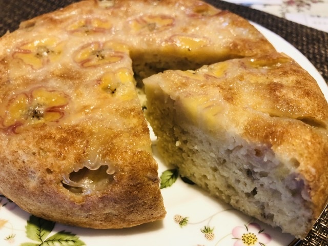 炊飯器でバナナケーキ お散歩アルバム 賑やかな夏に 炊飯器でバナナケーキ お散歩アルバム 賑やかな夏に