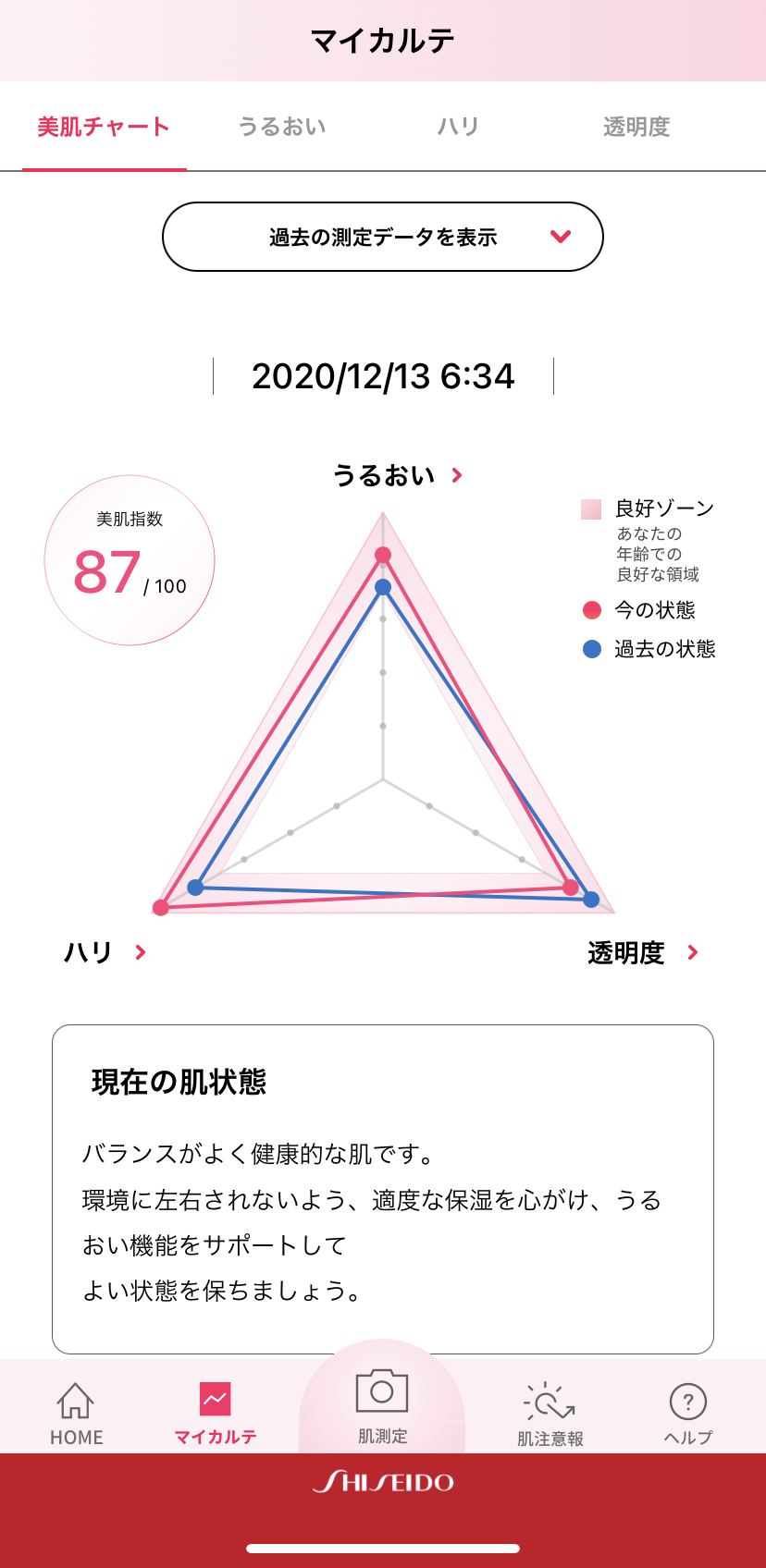 肌年齢測定アプリ【肌パシャ（資生堂）】_d0327373_17253515.jpeg