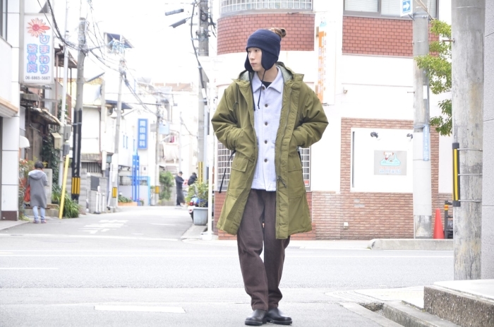 \"BURLAP OUTFITTER\"<<BUTTON FRONT PARAKA LONG>>Style~KODAI~_c0167336_12143824.jpg