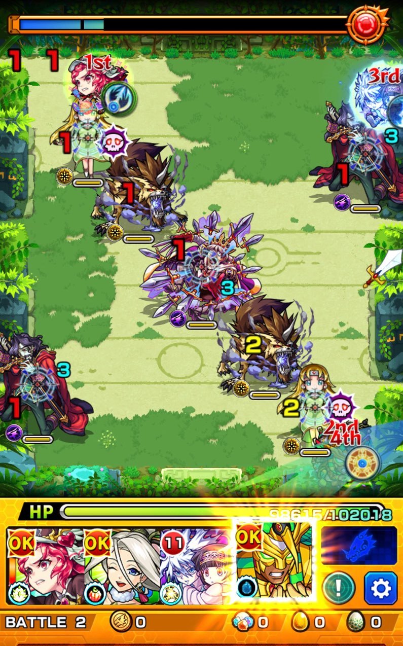 モンスト 未開の大地 拠点15 11月に追加された新たな拠点の攻略に挑む ゲームに漫画 時々看護師