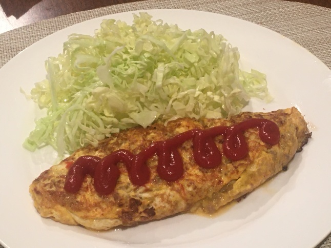 懐かしのおかずシリーズ 挽き肉オムレツからのコロッケ_d0348118_13454044.jpeg