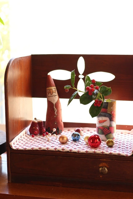 クリスマスに合うクロス模様の刺し子ふきん♪_f0354014_15445596.jpg