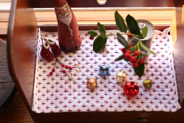 クリスマスに合うクロス模様の刺し子ふきん♪_f0354014_15450787.jpg