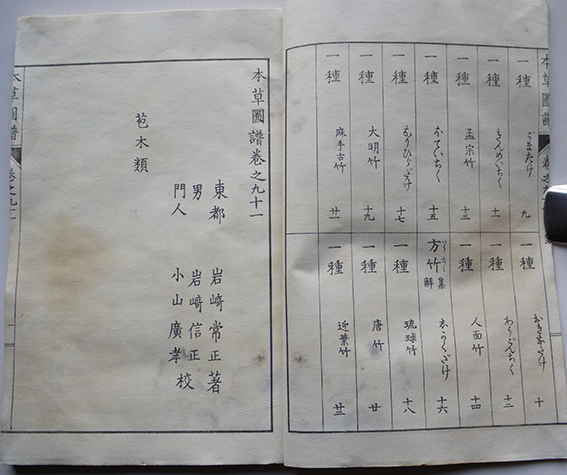 本草図譜九十一 苞木類 岩崎灌園 常正 著画 彩色木版画本 本草図譜刊行会 大正10年 古書 古群洞 Kogundou60 Me Com