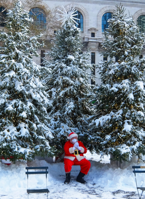 サンタさんにはコロナの免疫ある?! Santa\'s Corner at Bryant Park 2020_b0007805_05023181.jpg
