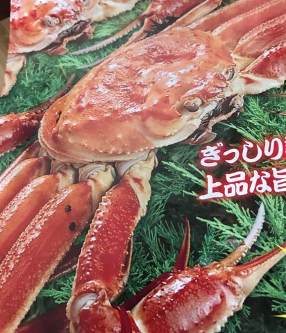 クリスマスケーキとカニは、あの人の笑顔を。_f0009169_08372206.jpg
