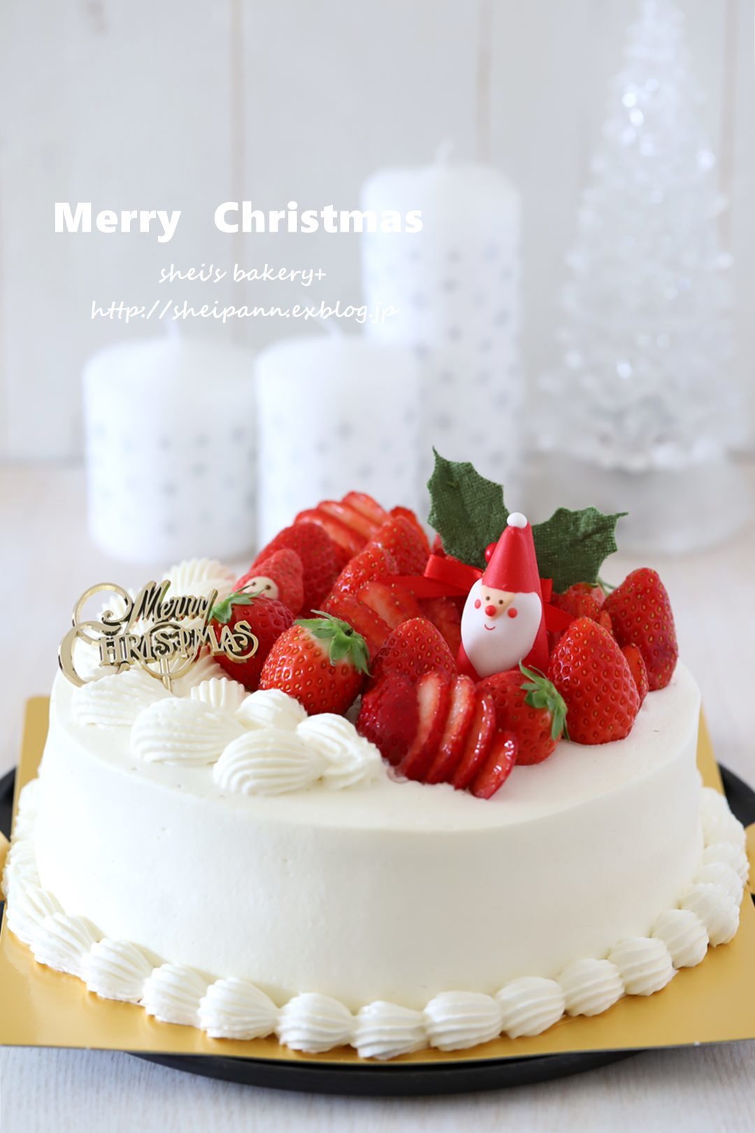 隠れいちごちゃんが可愛いchristmasケーキ Sheipann Cafe 隠れいちごちゃんが可愛いchristmasケーキ Sheipann Cafe