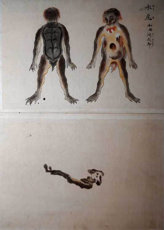 室町〜江戸期・石仏「水神・河童大明神」清流山・水精霊・火水難除・神社祀り・貴重仏 室町〜江戸期・石仏「水神・河童大明神」清流山・水精霊・火水難