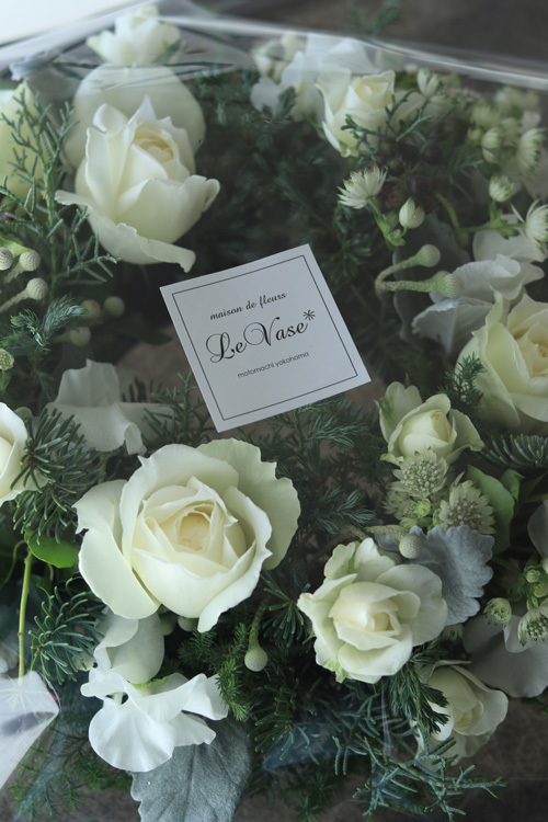 12月 Living flower 『Winter wreath』_e0158653_12033068.jpg