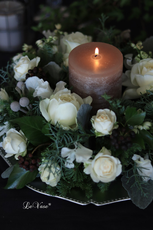 12月 Living flower 『Winter wreath』_e0158653_12040829.jpg