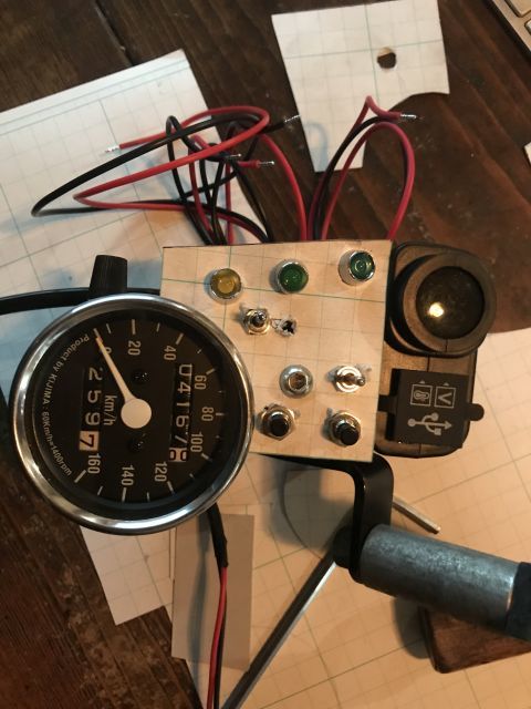 ビラーゴ250 カスタム オリト号 電装プレート作製_a0164918_17184361.jpg