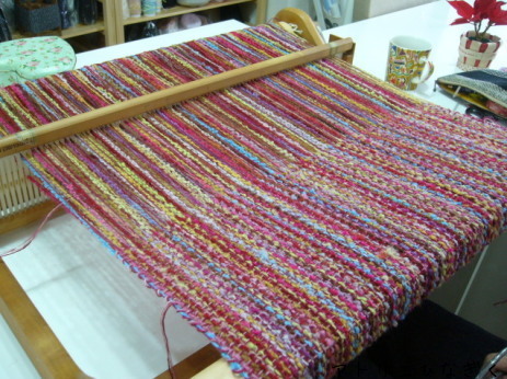 生徒さんの作品とAVRIL織り機 : アトリエひなぎく 手織り日記
