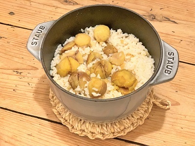 栗ごはんお弁当 と クリスマスのおうちごはん_d0249193_23242891.jpg