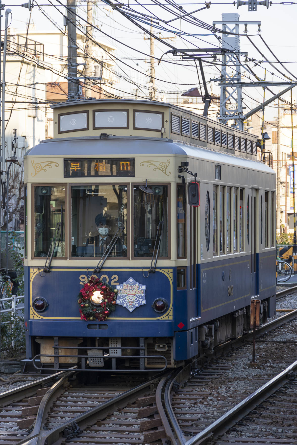 東京都交通局 9000形 9002号 都電クリスマス号 Sky Lounge Garden Transporter Side