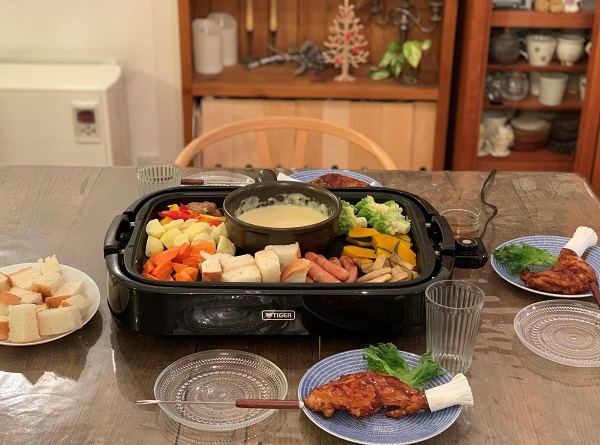 栗ごはんお弁当 と クリスマスのおうちごはん_d0249193_21101485.jpg