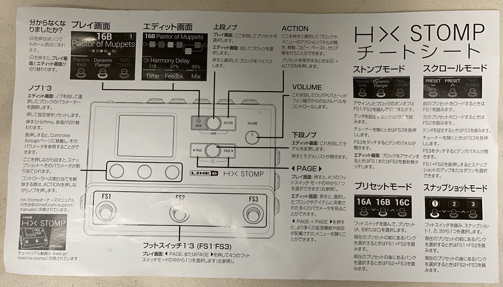 2024激安通販 Line6”HX 【○八】マルハチBlog : Stomp” ギター
