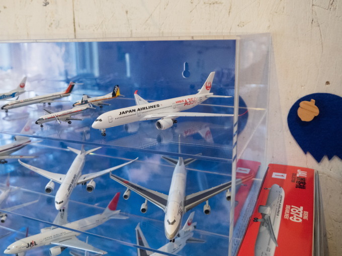 掃除のついでに・・「JAL旅客機コレクション」を並べてみました 掃除のついでに・・「JAL旅客機コレクション」を並べてみました