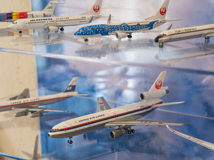 掃除のついでに・・「JAL旅客機コレクション」を並べてみました 掃除のついでに・・「JAL旅客機コレクション」を並べてみました