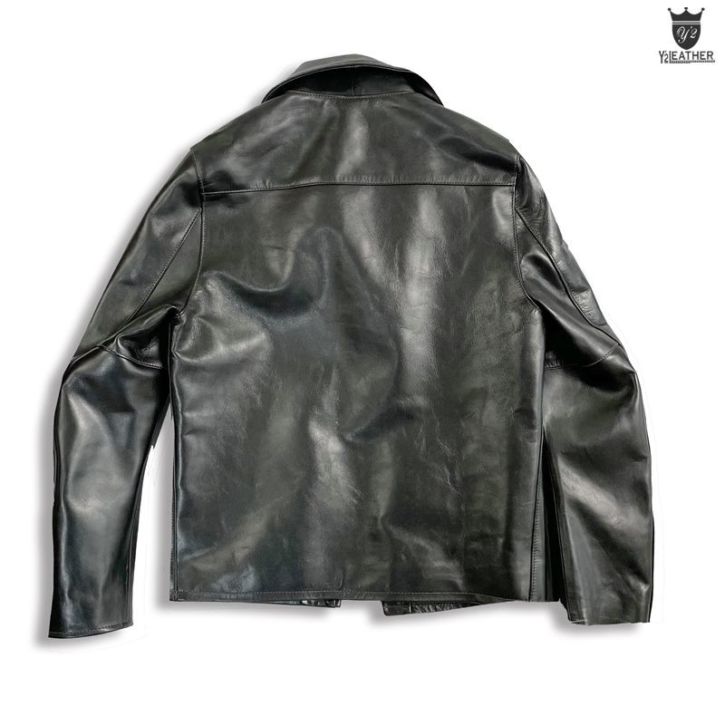 Y\'2 LEATHER(ワイツーレザー) VINTAGE HORSE light　SINGLE　RIDER\'S JKT PR-65-SP】ブラック(茶芯)_c0204678_11122640.jpg