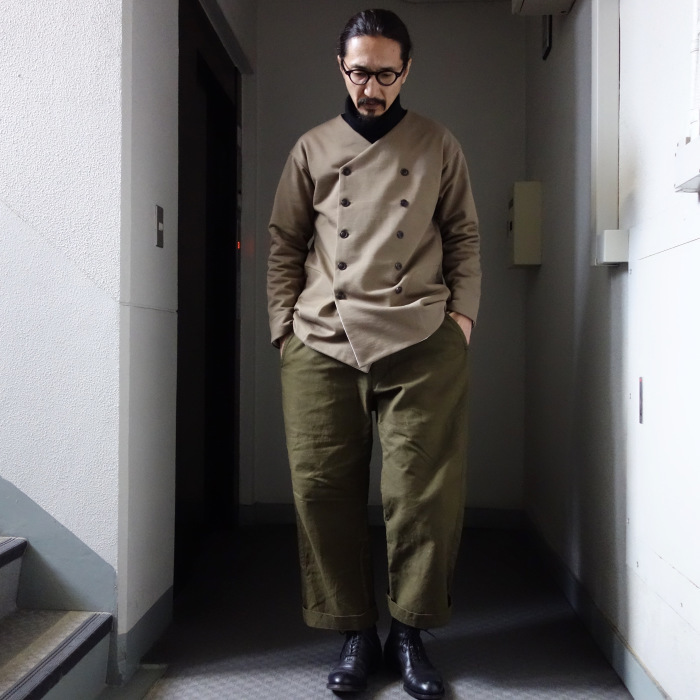 3月の製作 / classic volendam no-collar jacket_e0130546_17411378.jpg