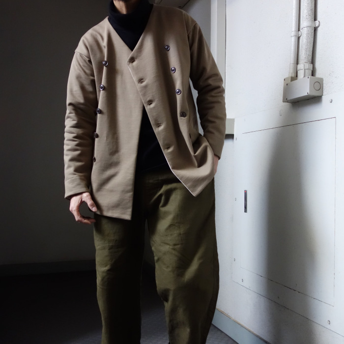 3月の製作 / classic volendam no-collar jacket_e0130546_17425077.jpg