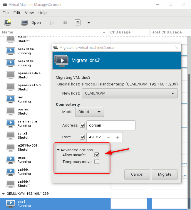KVM on SUSE15(SLE/openSUSE Leap) virt-manager でライブマイグレーション_a0056607_20571842.png