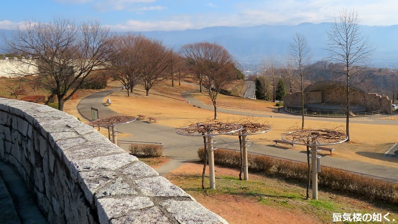 「神様になった日」舞台探訪009 第09話「神殺しの日」山梨市笛吹川フルーツ公園_e0304702_12001435.jpg